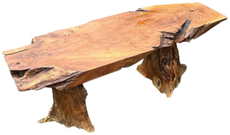 Teak Root Bench - Natural