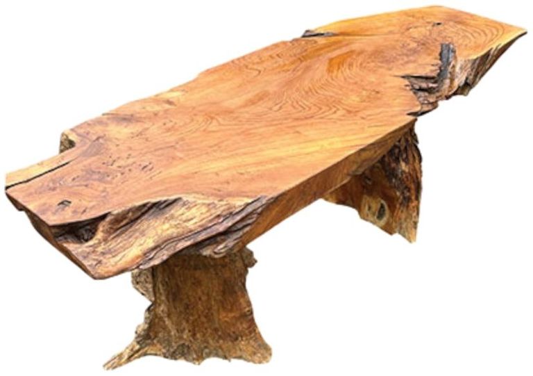 Teak Root Bench - Natural