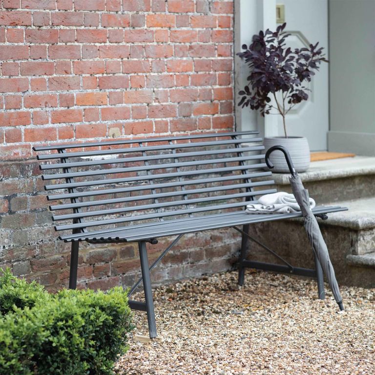 Richmond Outdoor Bench Carbon