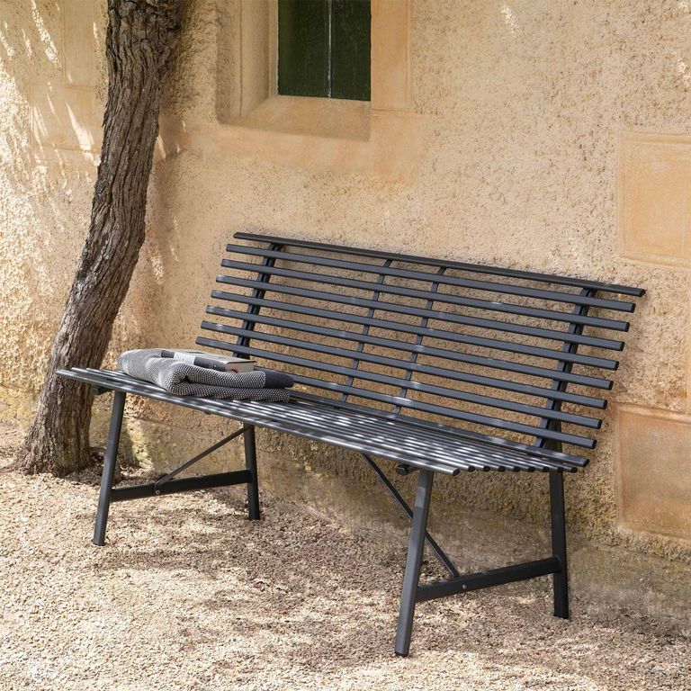 Richmond Outdoor Bench Carbon