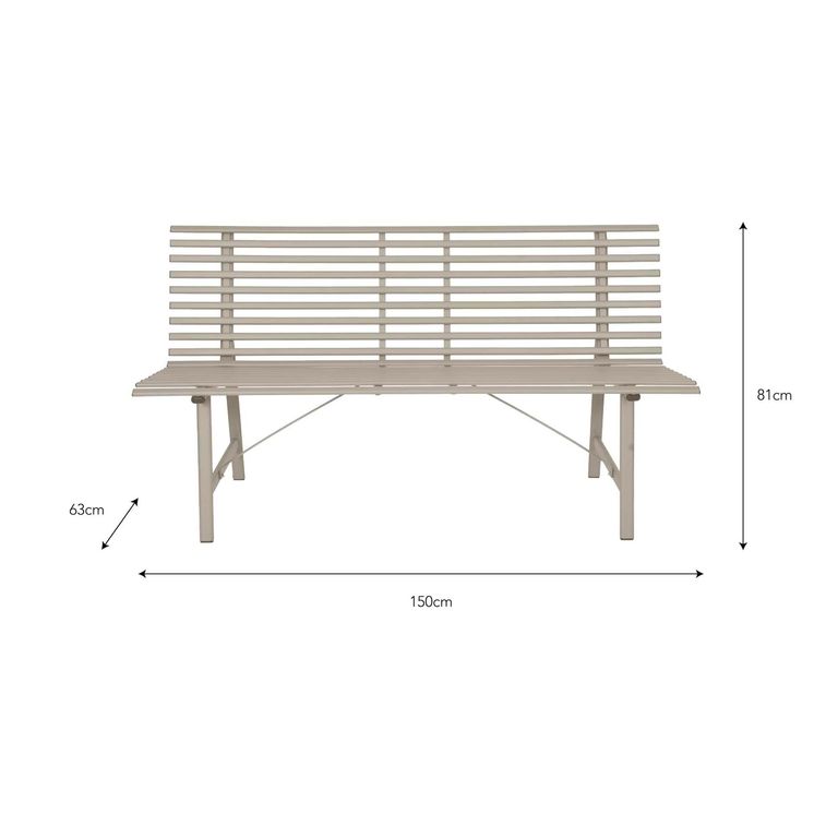 Richmond Outdoor Bench Clay