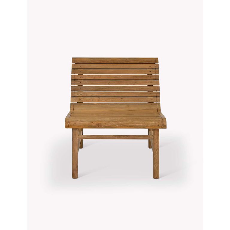 Station Outdoor Bench Single Natural