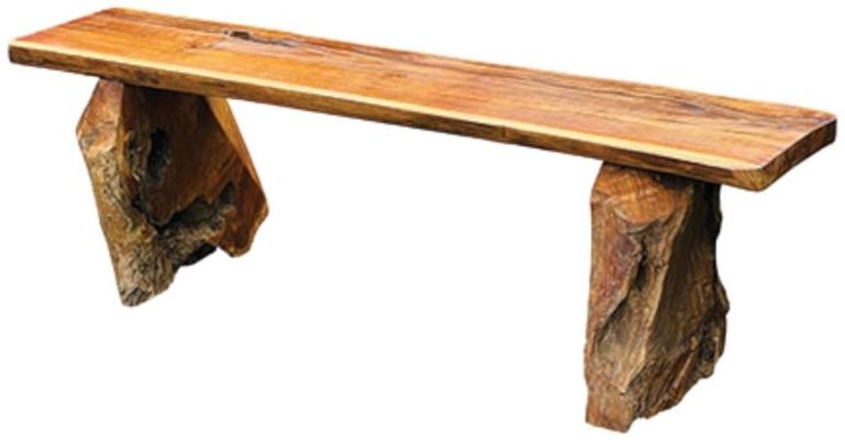 Teak Root Bench