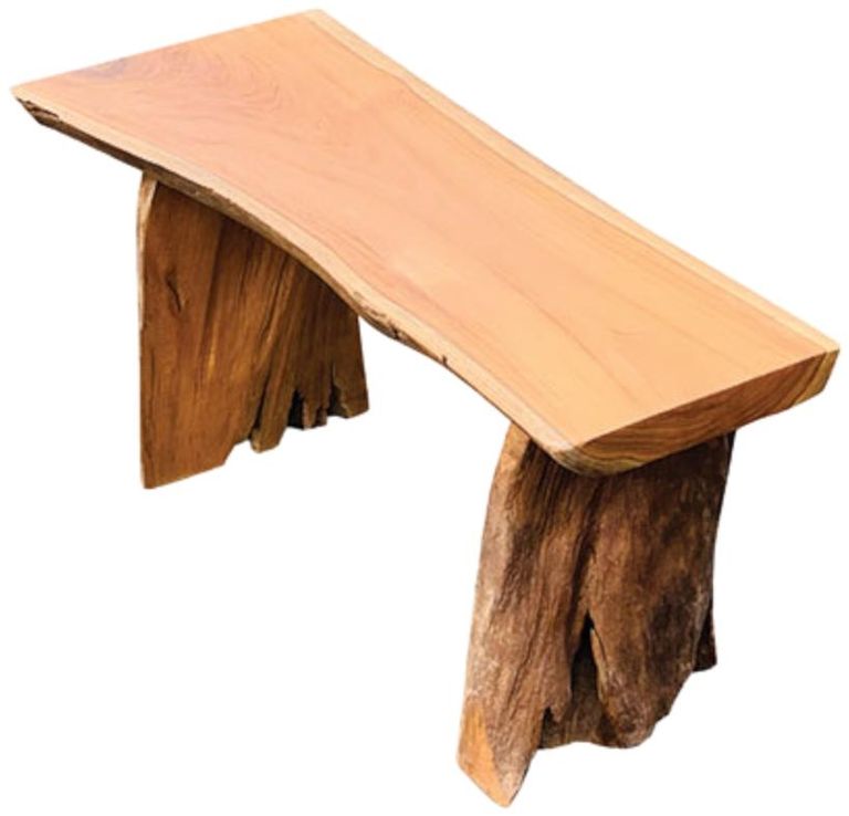 Teak Root Mini Bench