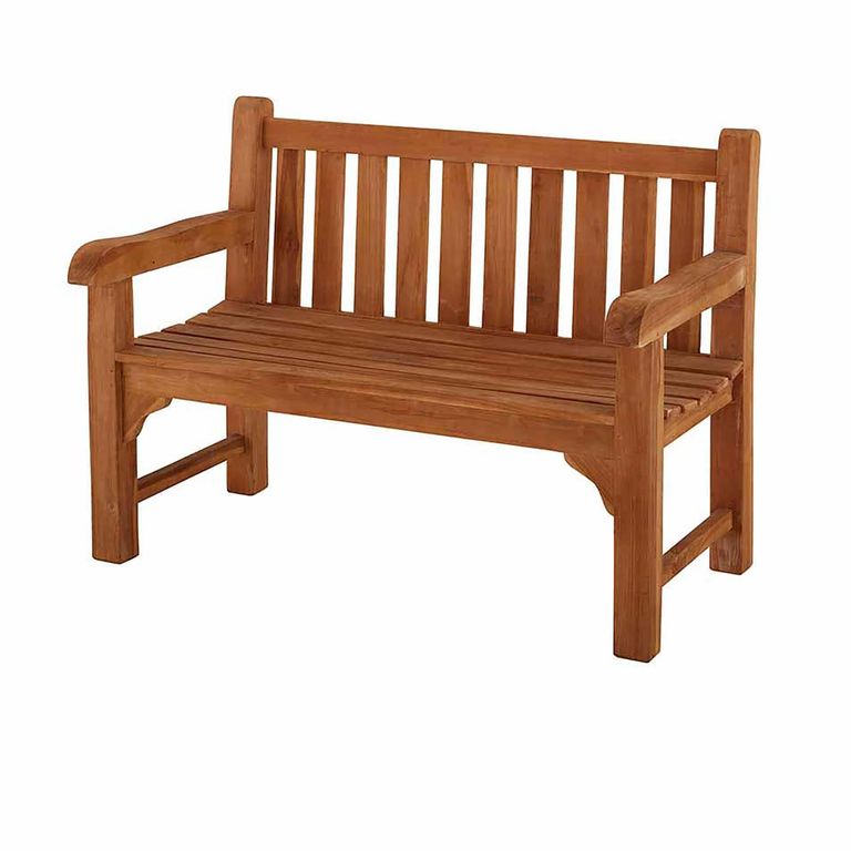 Windsor Outdoor Teak Bench 2 Seater 120cm
