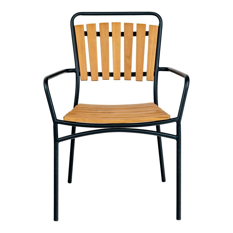 Cleveland Garden Dining Chair - Set of 4 - Natural Teak Wood