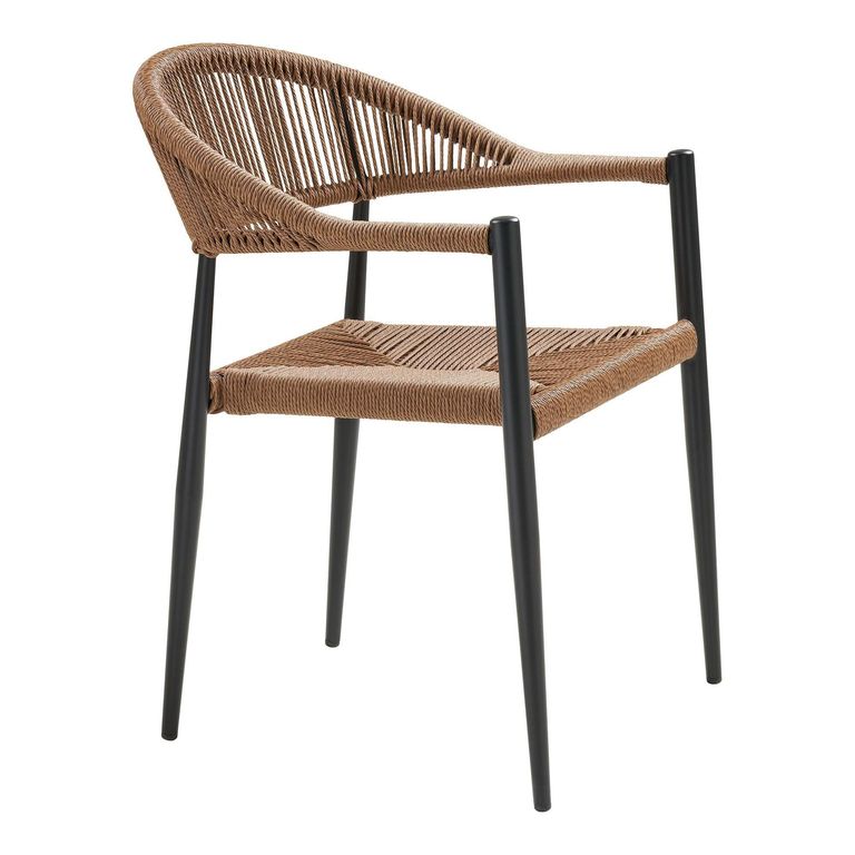 Canari Dining Armchair - Curved - Rattan - Set of 2