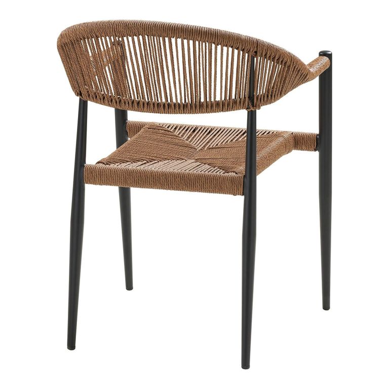 Canari Dining Armchair - Curved - Rattan - Set of 2