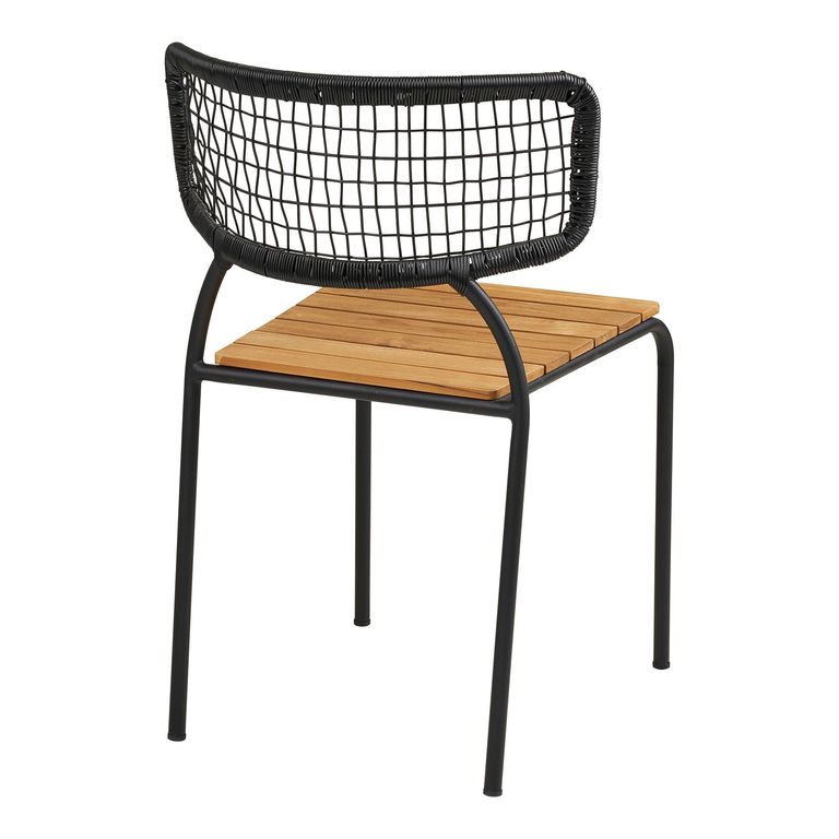 Nashville Dining Chair - Set of 2 - Black Metal