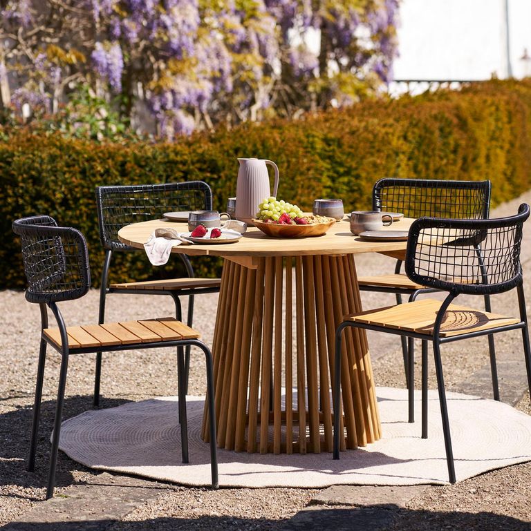 Nashville Dining Chair - Set of 2 - Black Metal