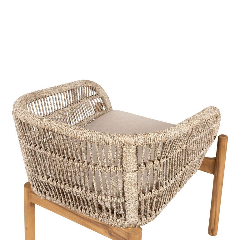 Terracina Garden Dining Chair - Se t of 2 - Beige Rope