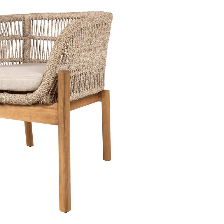 Terracina Garden Dining Chair - Se t of 2 - Beige Rope