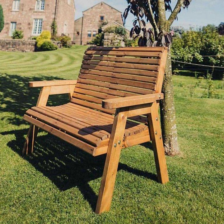 Churnet Valley Redwood 2 Seater Garden Bench