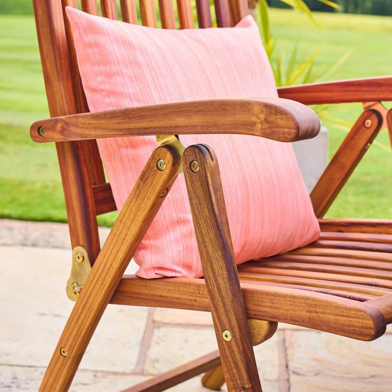 Redcliffe Garden Dining Chair - Folding Recliner - Acacia Wood