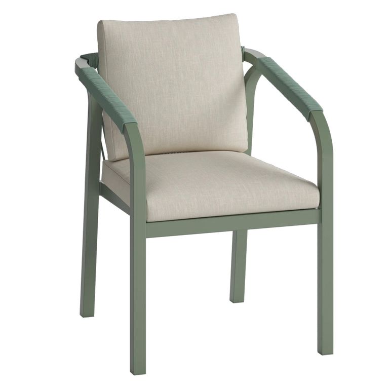 Genoa Garden Dining Chair - Olive Green