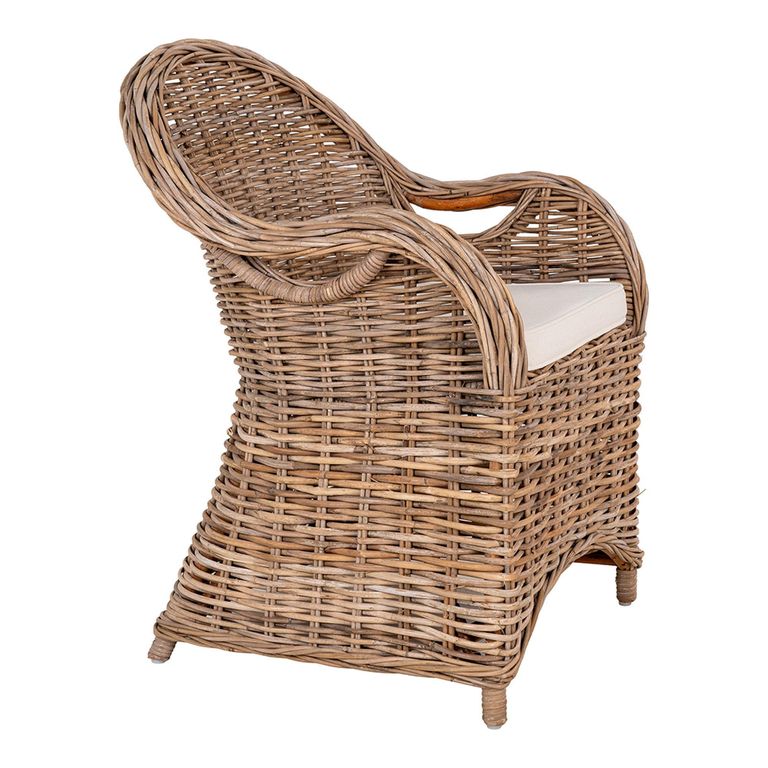 Larisa Garden Dining Armchair - Set of 2 - Rattan