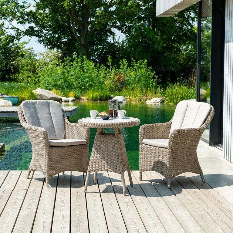 Hazelmere Dining Armchair - Garden - Natural Weave