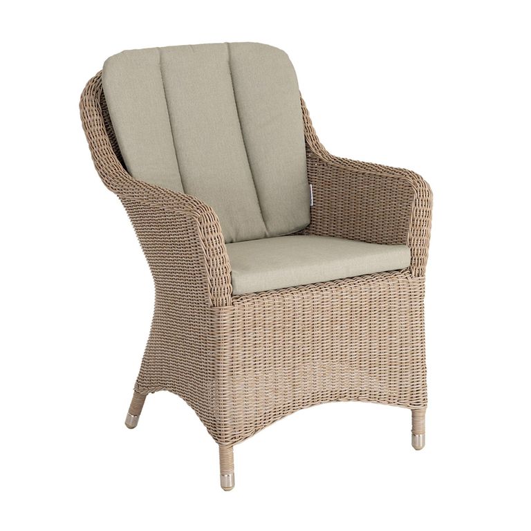 Hazelmere Dining Armchair - Garden - Natural Weave
