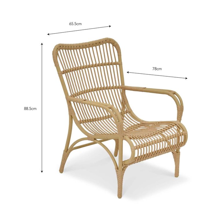 Corston Outdoor Lounge Chair Natural