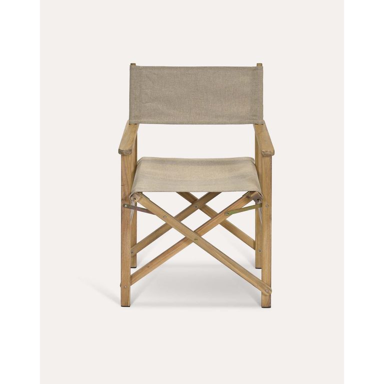 Hayle Outdoor Directors Chair Natural
