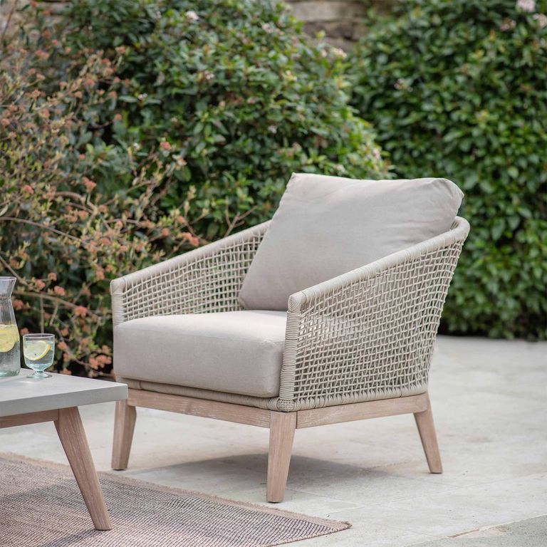 Lynton Outdoor Armchair Grey