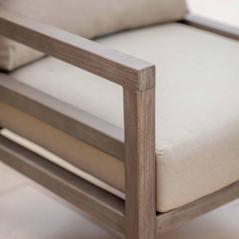 Sandridge Outdoor Armchair Natural Acacia Wood