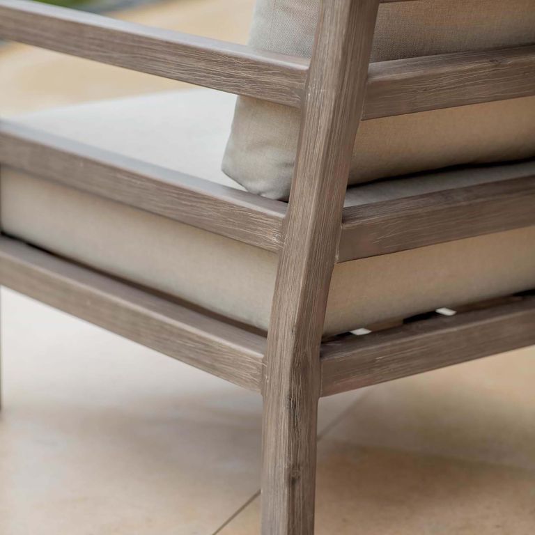 Sandridge Outdoor Armchair Natural Acacia Wood