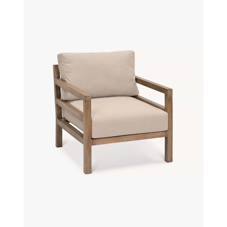 Sandridge Outdoor Armchair Natural Acacia Wood