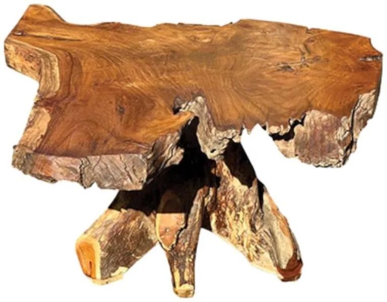 Teak Root Coffee Table - Pedestal