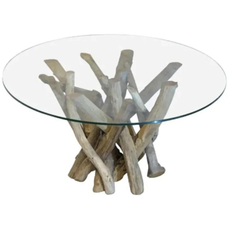 Clearance - Driftwood Coffee Table - Round - Root & Glass - FSS16484