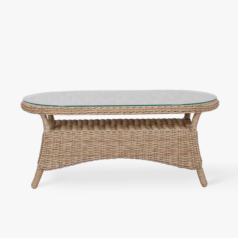 Brayford Outdoor Coffee Table Natural Rattan