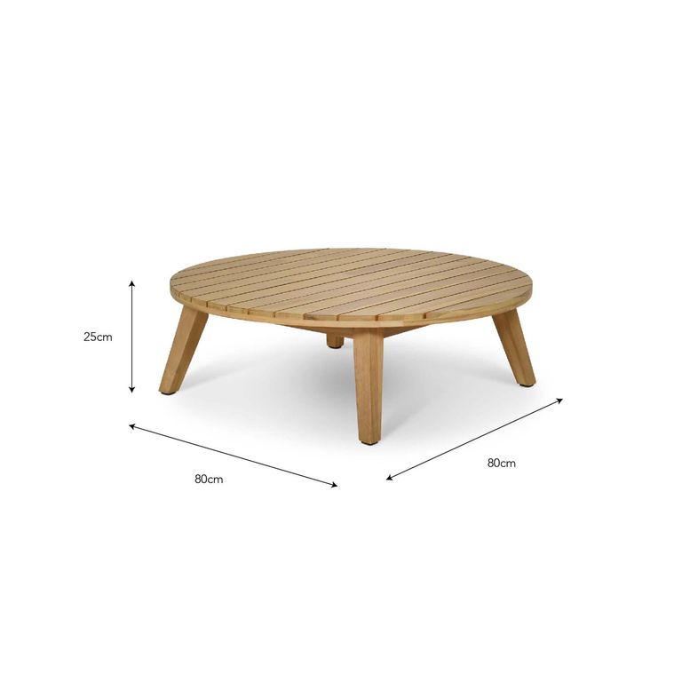 Durley Outdoor Coffee Table Large Natural