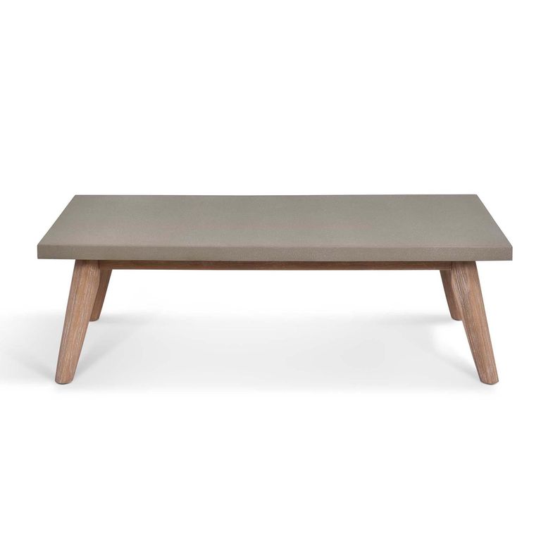 Lynton Outdoor Coffee Table Grey Faux Concreate