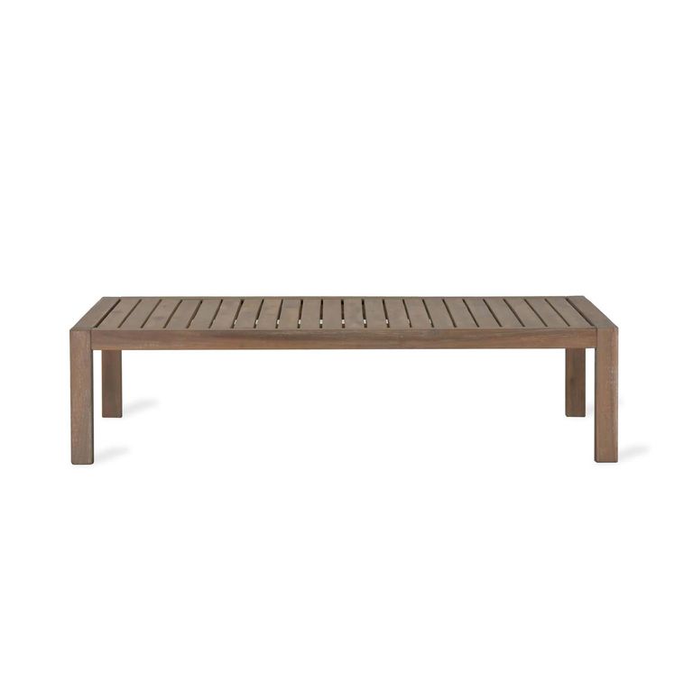 Porthallow Outdoor Coffee Table Natural Acacia Wood