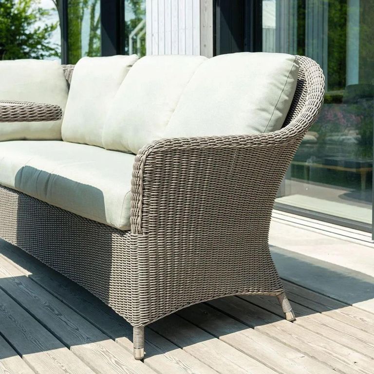 Hazelmere Casual Dining Set - 8 Seater - 225cm - Garden - Grey Weave