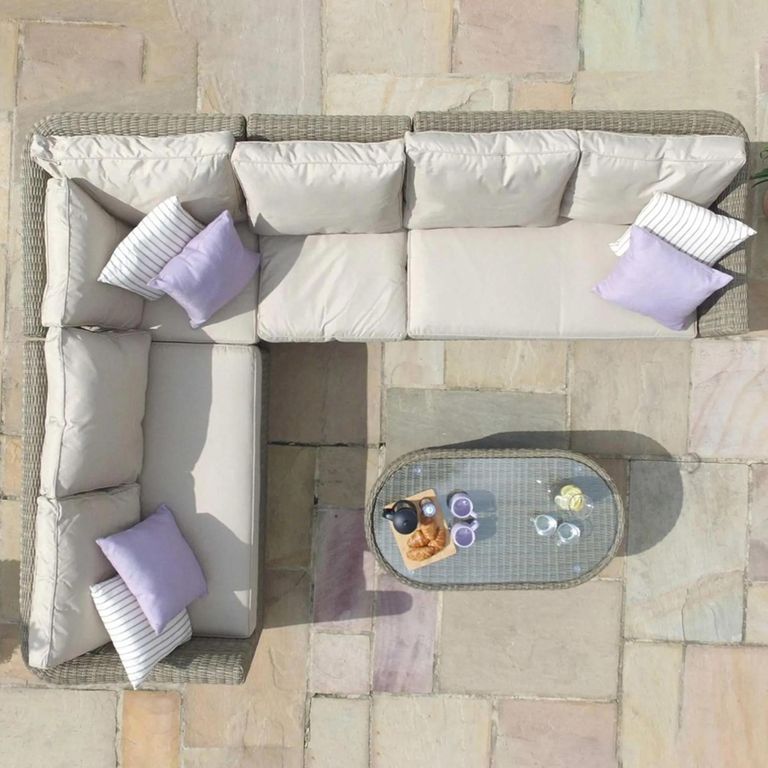 Clearance - Winchester Garden Coffee table - Natural - Rattan - FS097