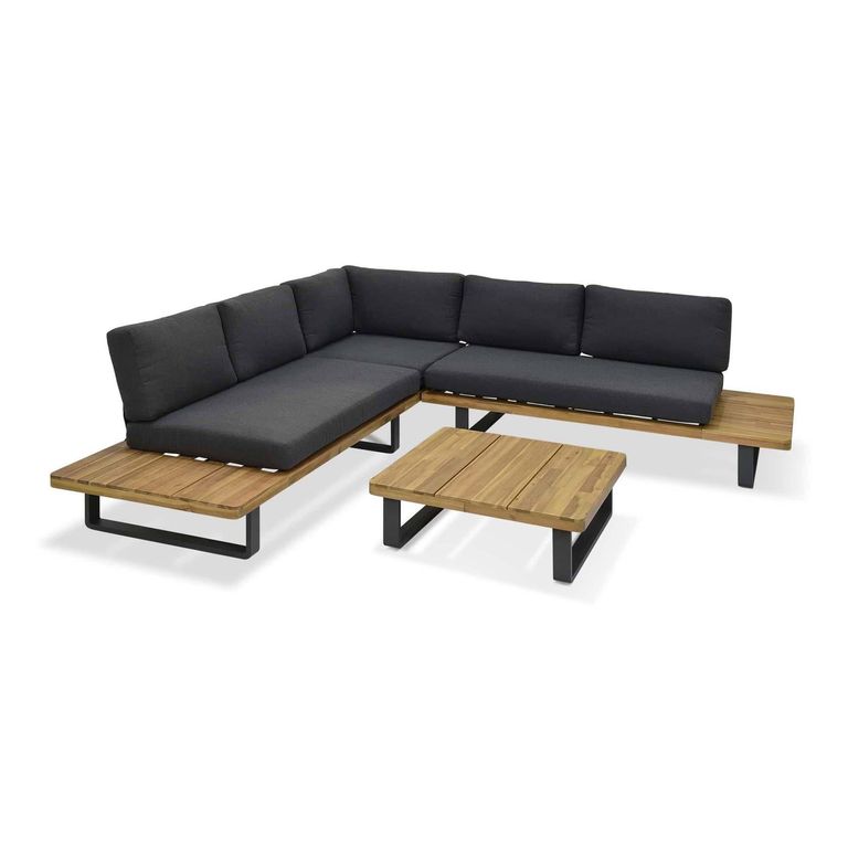 Bayworth Outdoor Corner Sofa Set Natural