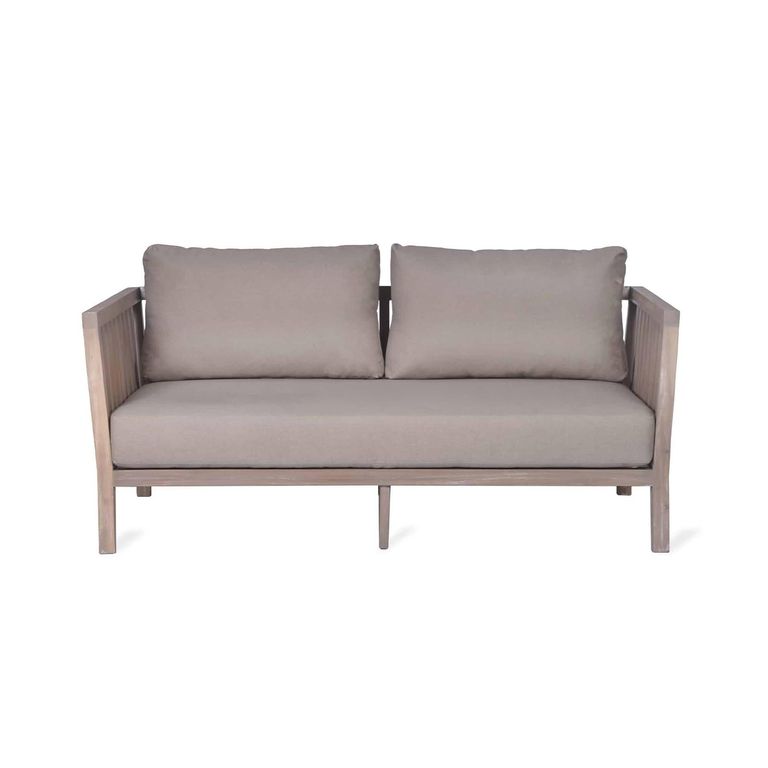 Porthallow Outdoor 2 Seater Daybed Natural Acacia Wood