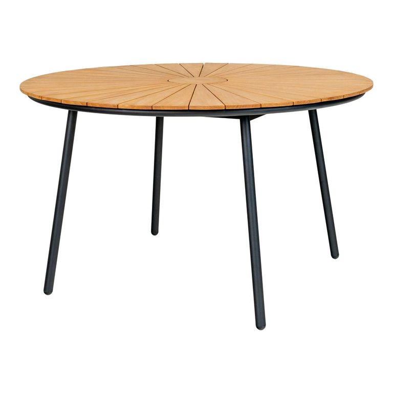 Cleveland Round Garden Dining Table - 4 Seater - 130cm - Teak Wood