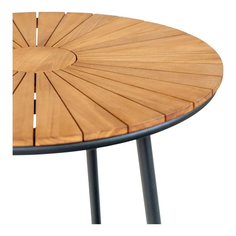 Cleveland Round Garden Dining Table - 4 Seater - 130cm - Teak Wood