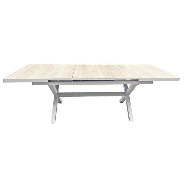 Vienna Garden Extending Dining Table - 4-6 Seater - 182.4cm-243.3 - Dawn Grey