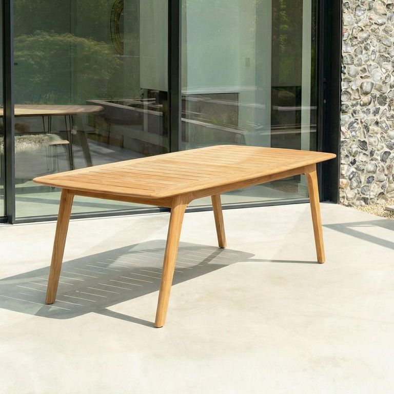 Dana Garden Dining Table - 8 Seater - 215cm - Teak Wood