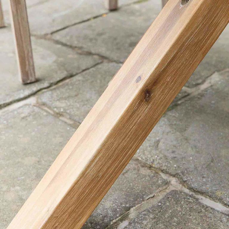 Burford Outdoor Round Dining Table 120cm in Grey Faux Concreate