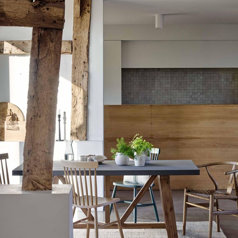 Chilford Outdoor Dining Table Small Grey Slate