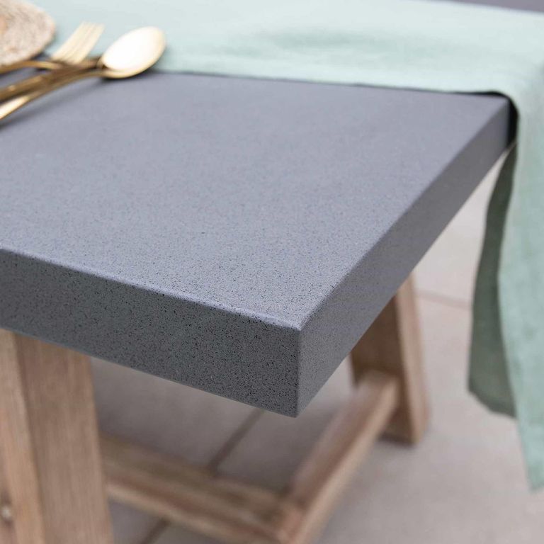 Chilford Outdoor Dining Table Small Grey Slate