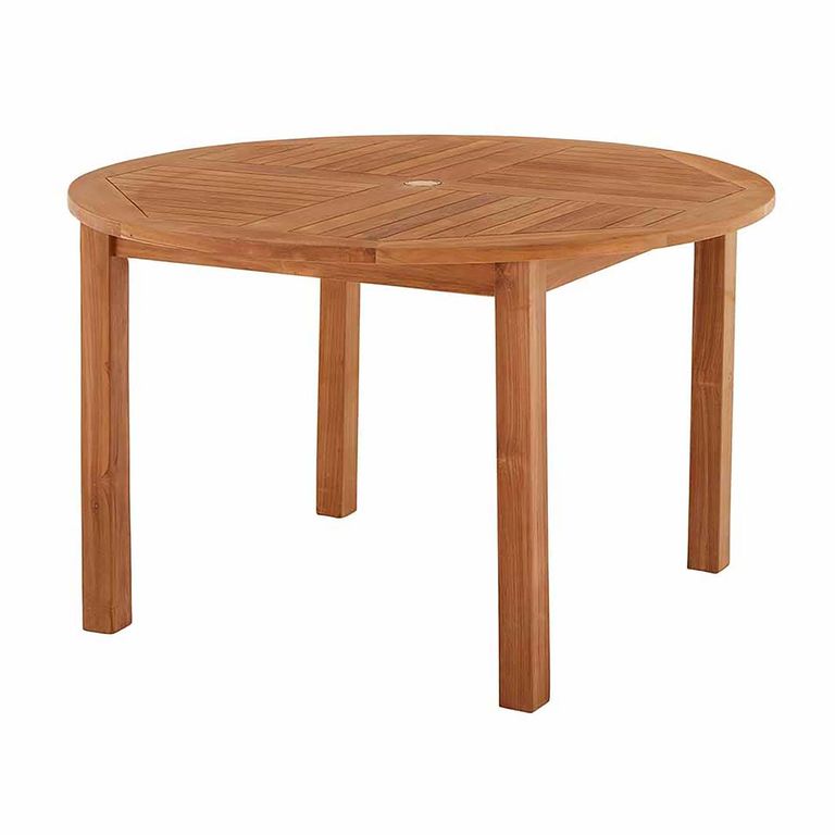 Churn Outdoor Teak Round Table - 120cm