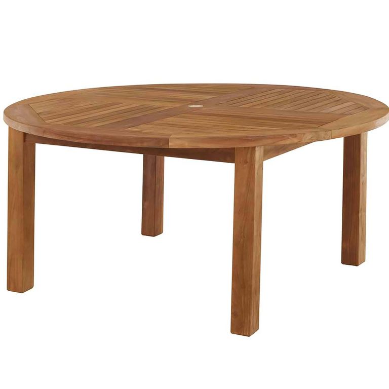 Churn Outdoor Teak Round Table - 150cm