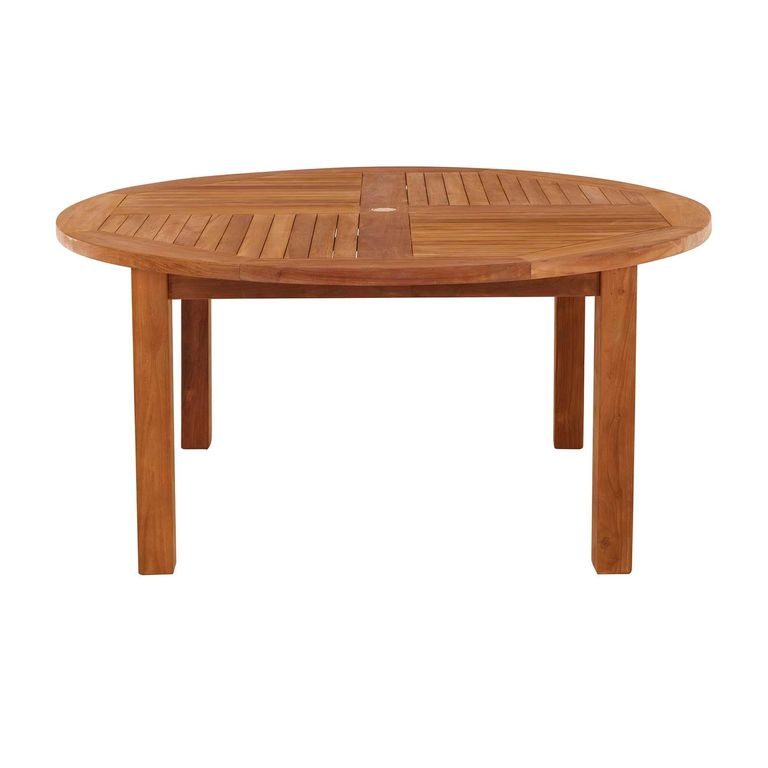 Churn Outdoor Teak Round Table - 160cm