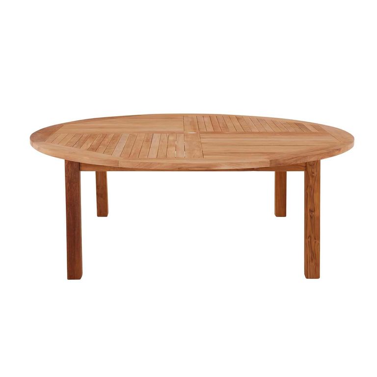 Churn Outdoor Teak Round Table - 210cm