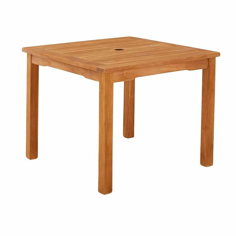 Marbrook Outdoor Teak Square Dining Table - 90 x 90cm